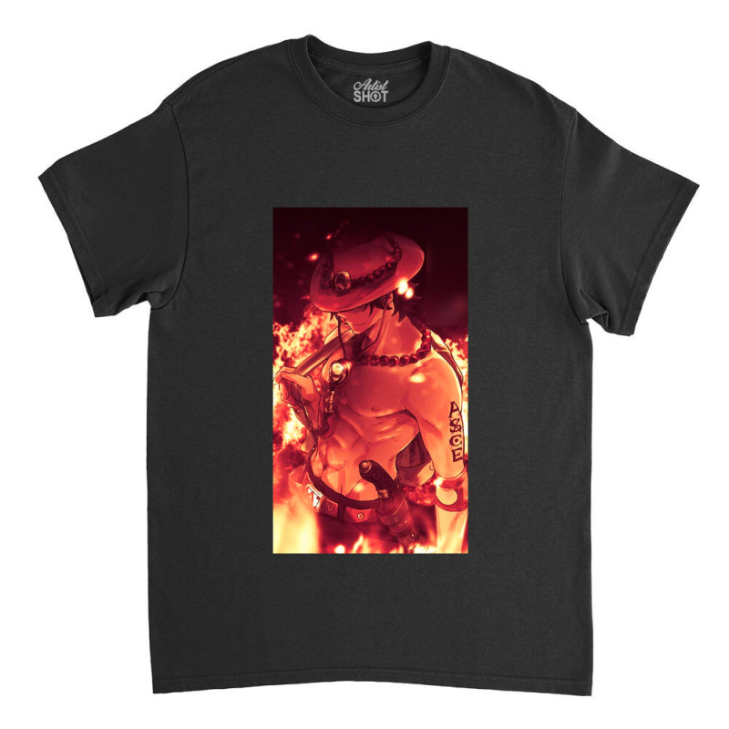 One Piece Portgaz D. Ace 002 Classic T-shirt | Artistshot