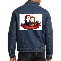 Wayhaught Poster 80s (1) Men Denim Jacket | Artistshot