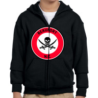 Beaufort North Carolina Youth Zipper Hoodie | Artistshot