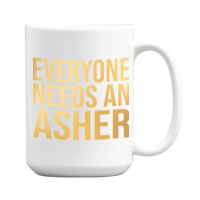 Asher Name-fkntm 15 Oz Coffee Mug | Artistshot