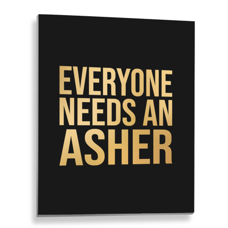 Asher Name-fkntm Metal Print Vertical | Artistshot