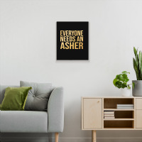 Asher Name-fkntm Metal Print Vertical | Artistshot