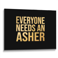 Asher Name-fkntm Metal Print Horizontal | Artistshot