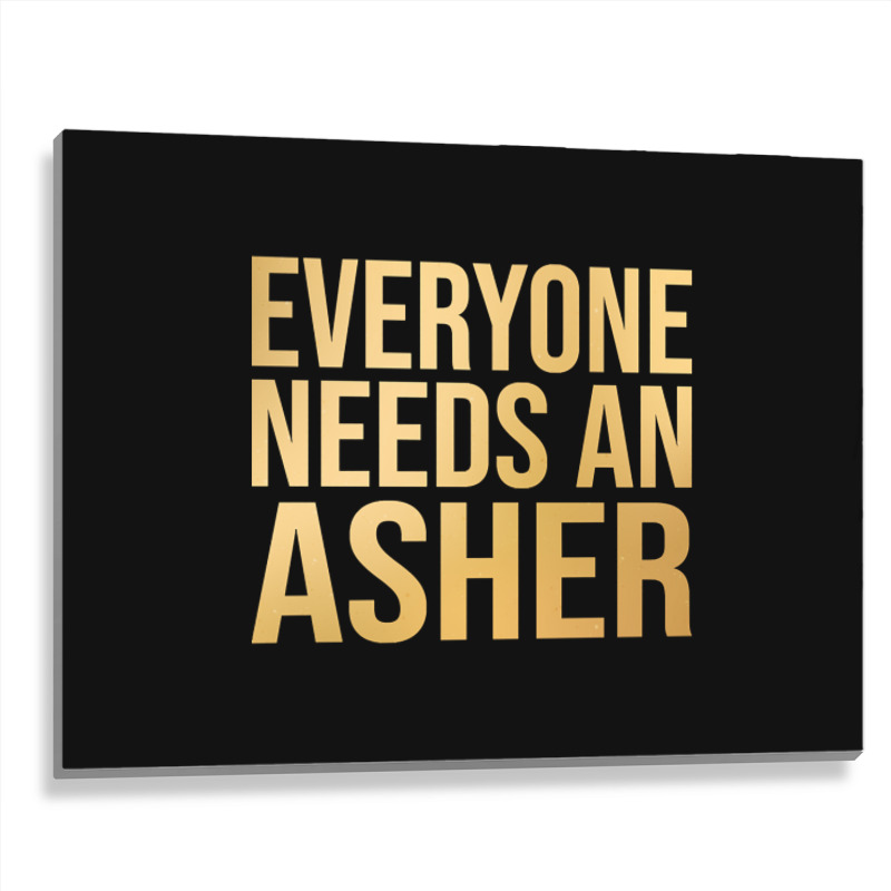 Asher Name-fkntm Metal Print Horizontal | Artistshot