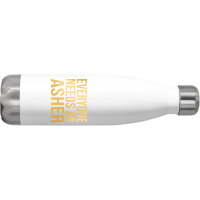 Asher Name-fkntm Stainless Steel Water Bottle | Artistshot