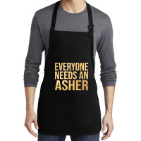 Asher Name-fkntm Medium-length Apron | Artistshot