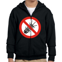 No Gluten Sign Youth Zipper Hoodie | Artistshot