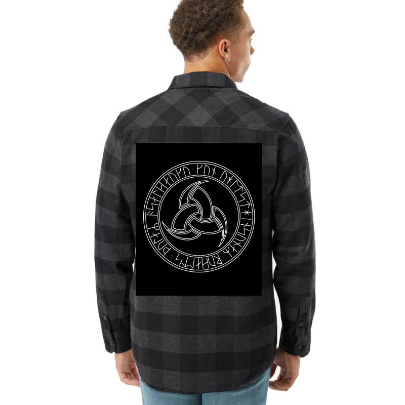 Viking Triskelion Norse Triskel Or Triskele  Cool 80s Flannel Shirt | Artistshot