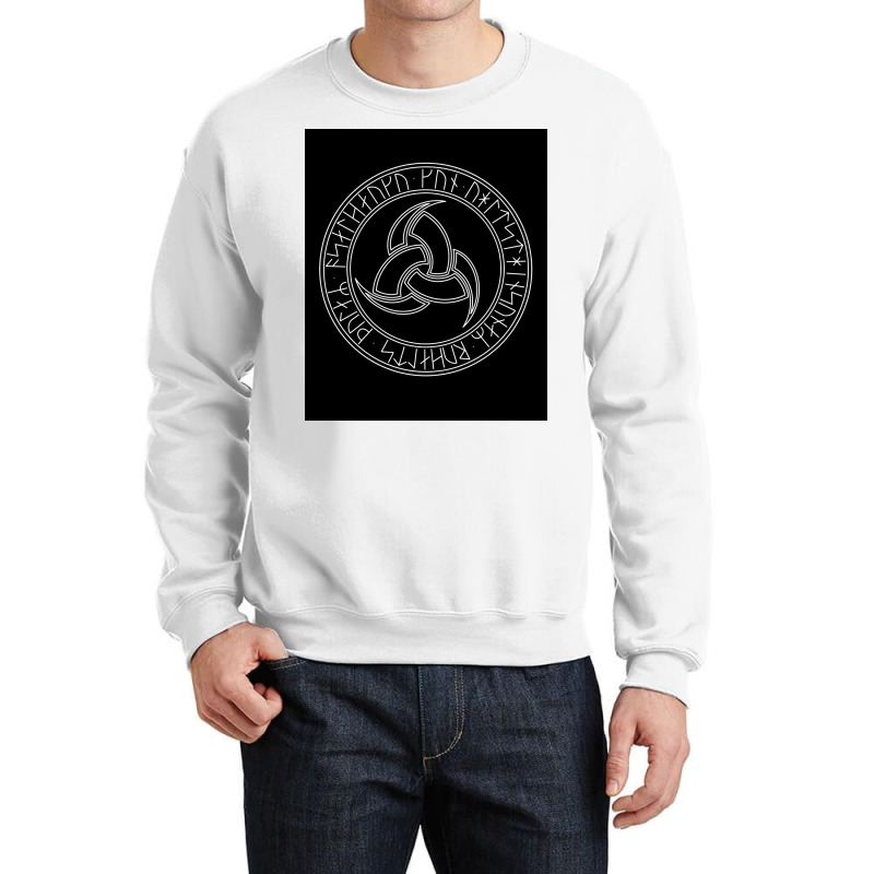 Viking Triskelion Norse Triskel Or Triskele  Cool 80s Crewneck Sweatshirt | Artistshot