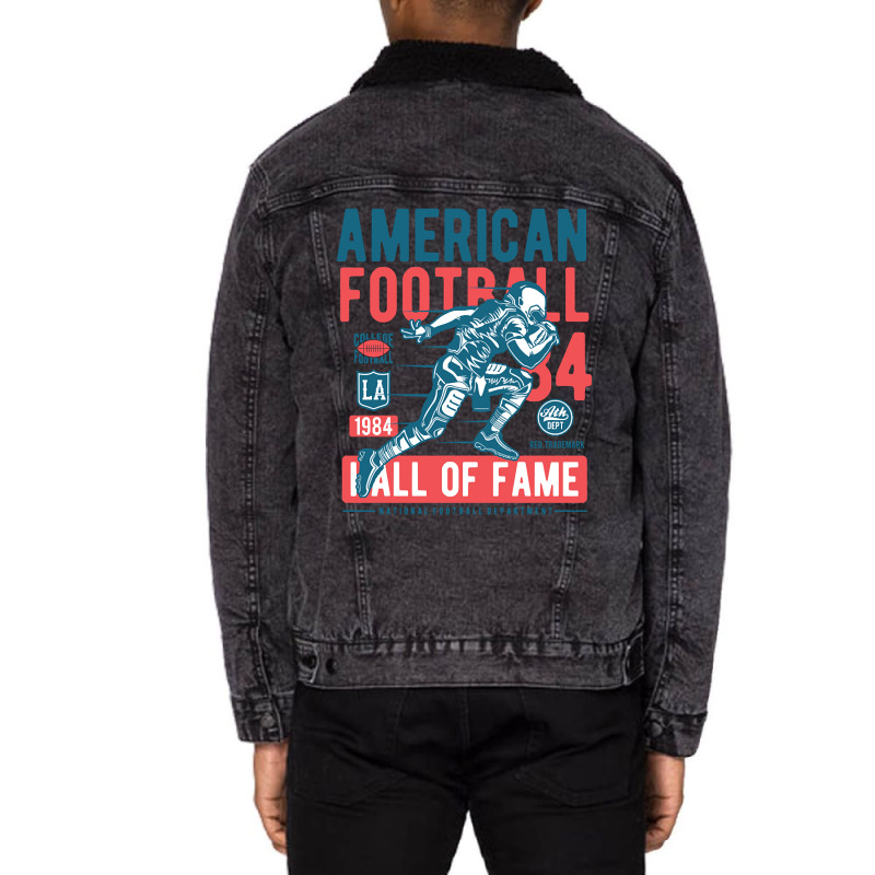 American Football-d5afw Unisex Sherpa-lined Denim Jacket | Artistshot