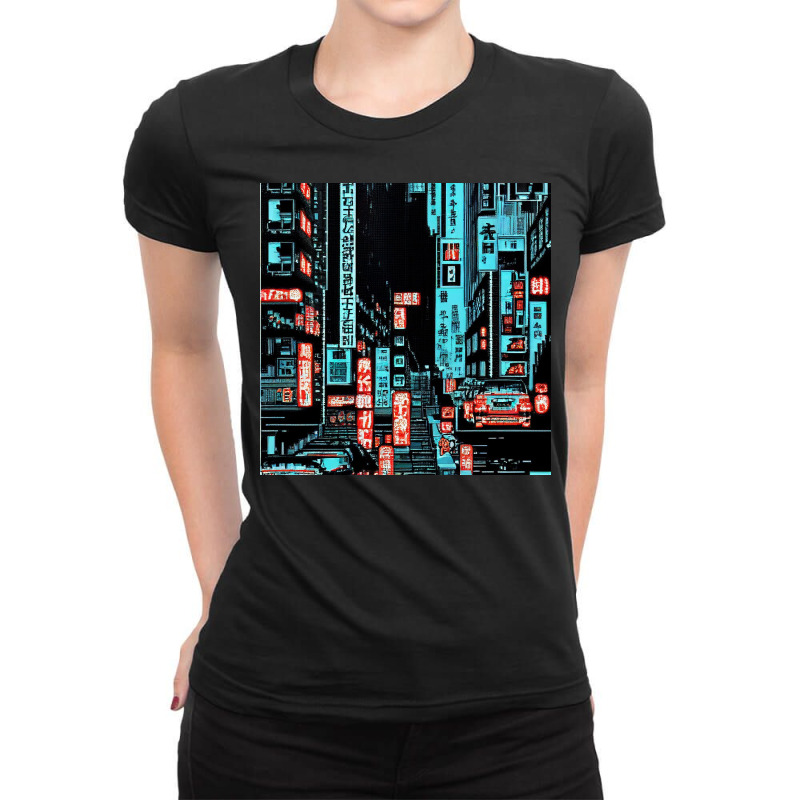 City Life Is Millions Of People Ladies Fitted T-Shirt by TheDol | Artistshot