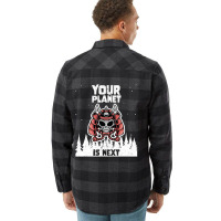 Alien Galaxy Science Space Lover Your Planet Is Next-yfgyr Flannel Shirt | Artistshot