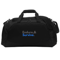 Endure And Survive Active Duffel | Artistshot