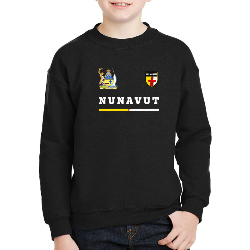 Nunavut Soccer/sports Flag National Pride Gift Youth Sweatshirt by martiamuracit | Artistshot