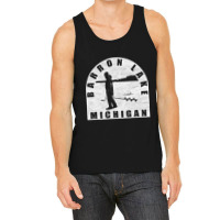 Barron Lake Ice Fishing Michigan Tank Top | Artistshot