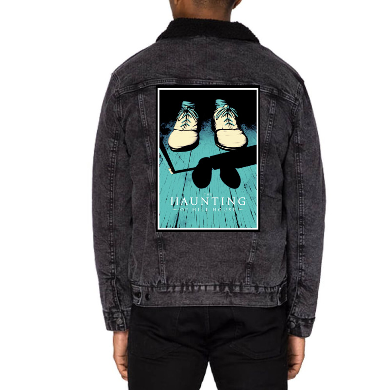 The Haunting Of Hill House Poster Vintage (1) Unisex Sherpa-Lined Denim Jacket by harpegrugerq | Artistshot