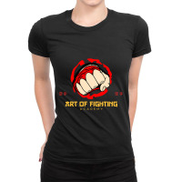 Art Of Fighting Academy Ladies Fitted T-shirt | Artistshot