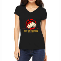 Art Of Fighting Academy Women's V-neck T-shirt | Artistshot