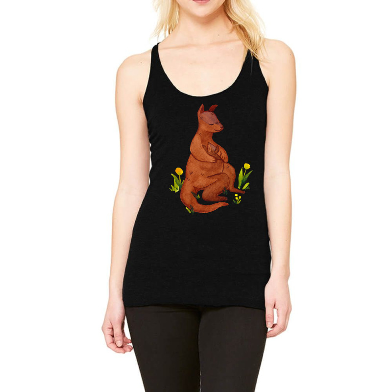 I Love Kangaroos Racerback Tank by trampolinnervous53 | Artistshot