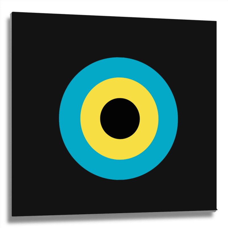 Bahamas Air Force Roundel Metal Print Square | Artistshot