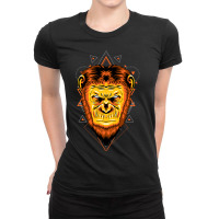 Apes Face Head Ladies Fitted T-shirt | Artistshot