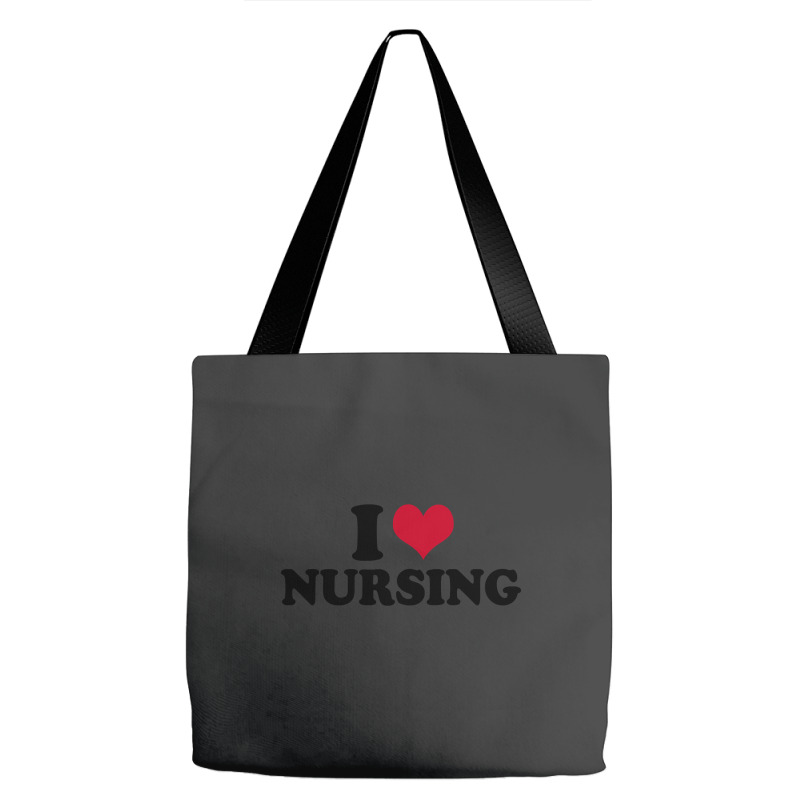 I Love Nursing Nurse Tote Bags | Artistshot