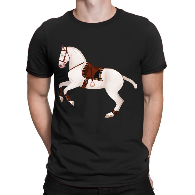 Baroque Andalusian Horse - Equine Rampaige T-shirt | Artistshot