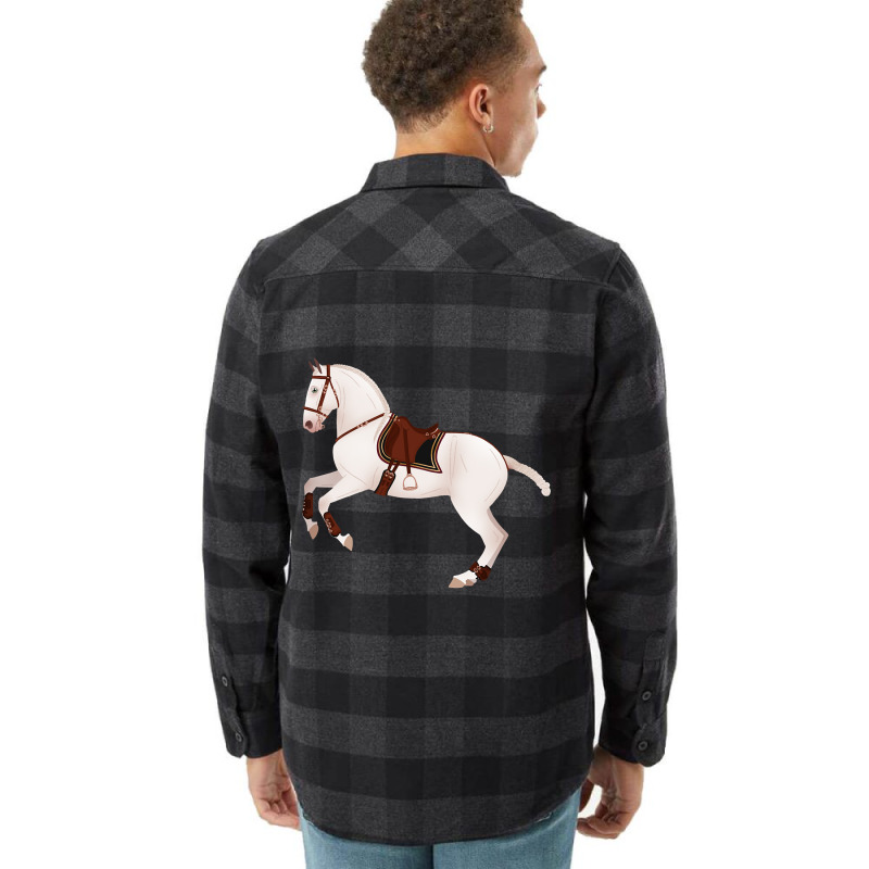 Baroque Andalusian Horse - Equine Rampaige Flannel Shirt | Artistshot