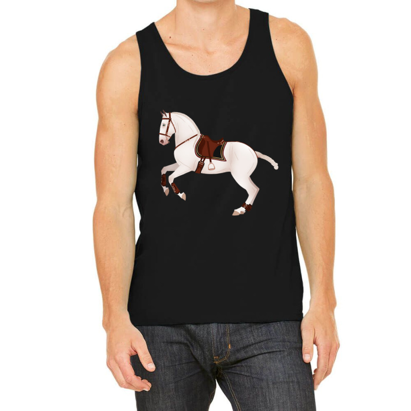 Baroque Andalusian Horse - Equine Rampaige Tank Top | Artistshot