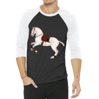 Baroque Andalusian Horse - Equine Rampaige 3/4 Sleeve Shirt | Artistshot