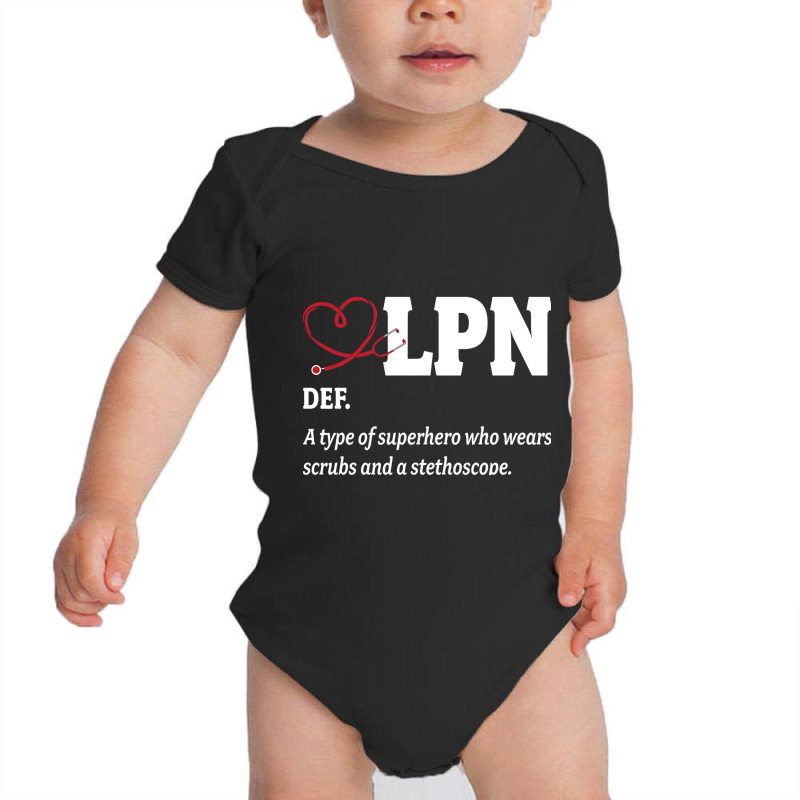 Licensed Practical Nurse Definition Lpn Appreciation Baby Bodysuit | Artistshot