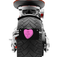 Trending Eat Glass Candy Heart Valentine's Motorcycle License Plate | Artistshot