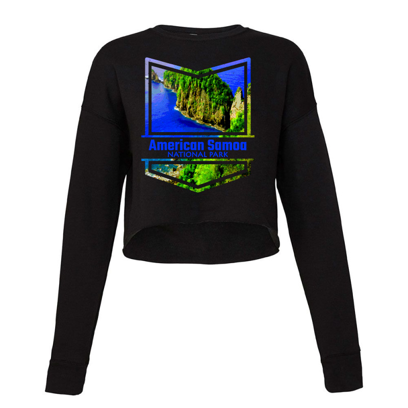 American Samoa National Park Adventure Cropped Sweater by Binzdodi | Artistshot