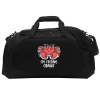 I'm Feeling Crabby Cute Kawaii Active Duffel | Artistshot