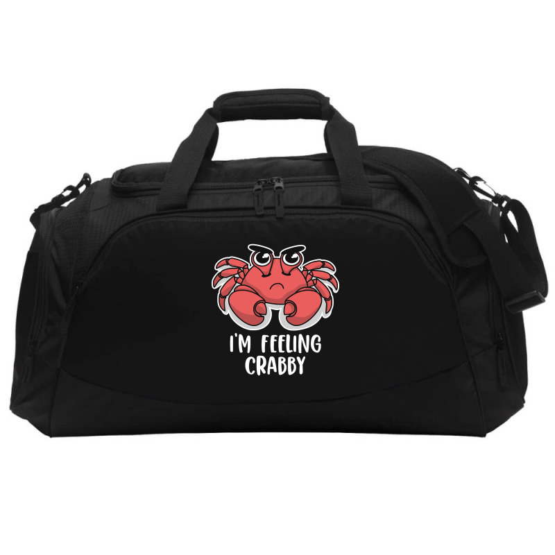 I'm Feeling Crabby Cute Kawaii Active Duffel | Artistshot