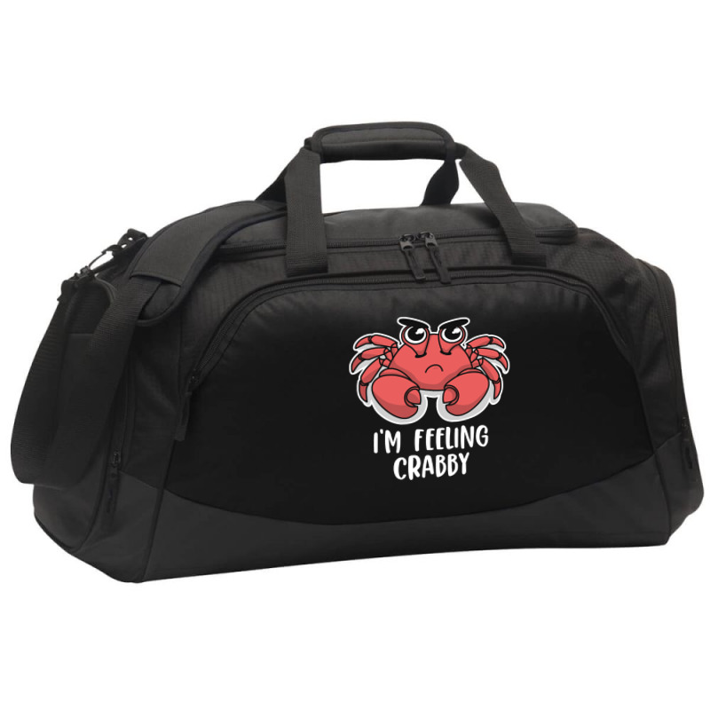 I'm Feeling Crabby Cute Kawaii Active Duffel | Artistshot