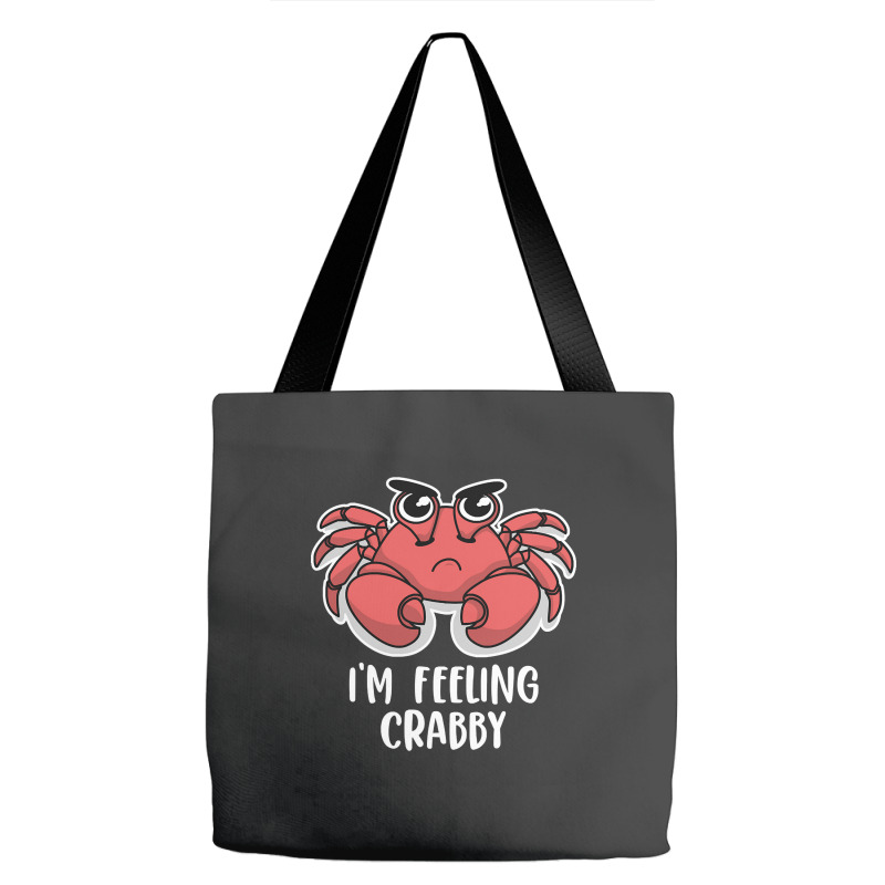 I'm Feeling Crabby Cute Kawaii Tote Bags | Artistshot