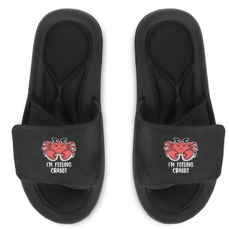 I'm Feeling Crabby Cute Kawaii Slide Sandal | Artistshot