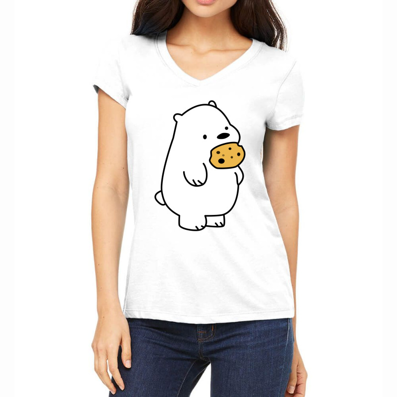 Ice Bear Cookies Women's V-Neck T-Shirt by PENNYMALONE | Artistshot