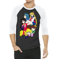 All Sailor Senshi 3/4 Sleeve Shirt | Artistshot