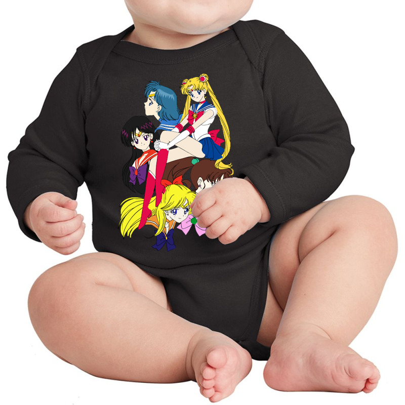 All Sailor Senshi Long Sleeve Baby Bodysuit | Artistshot