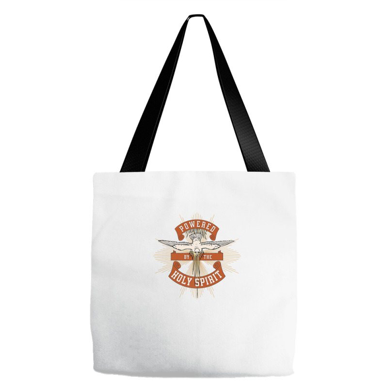 Powered By The Holy Spirit / God Almighty / Blessed Trinity Tote Bags | Artistshot