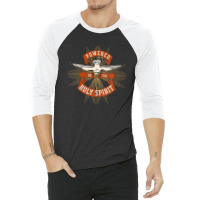 Powered By The Holy Spirit / God Almighty / Blessed Trinity 3/4 Sleeve Shirt | Artistshot