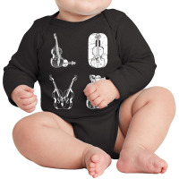 Double Bass Love Double Bass Contrabass Double Bass Lover T Shirt Long Sleeve Baby Bodysuit | Artistshot