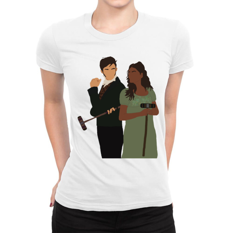 Anthony And Kate Ladies Fitted T-Shirt by RONALDPOYNTER | Artistshot