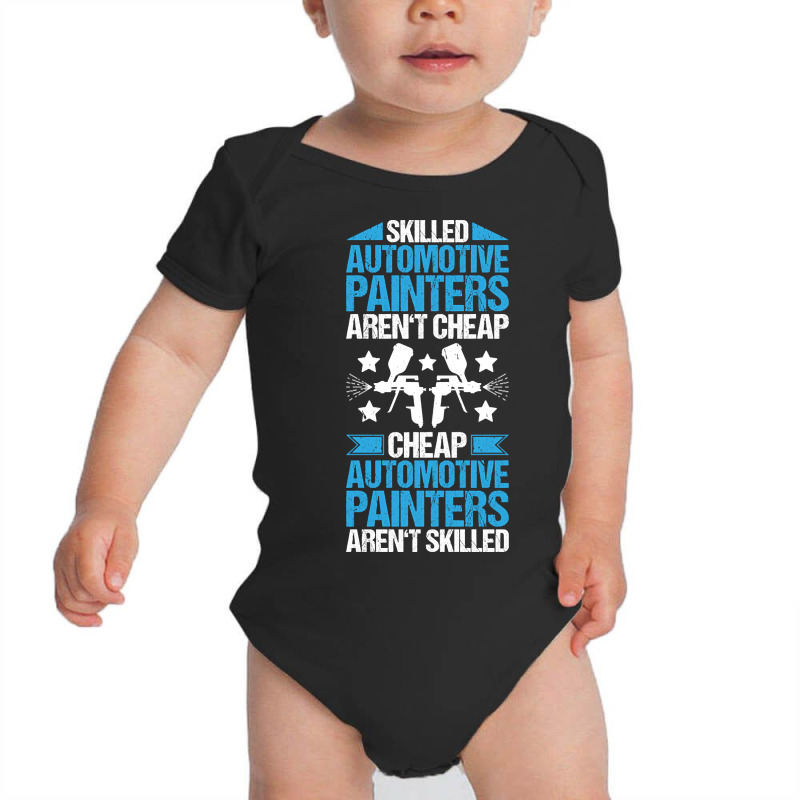 Automotive Painter Car Painter Vehicle Painter-6qb1f Baby Bodysuit by fencevaudeville14 | Artistshot