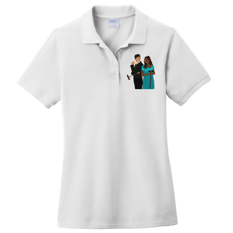 Anthony And Kate Recolored Ladies Polo Shirt by RONALDPOYNTER | Artistshot