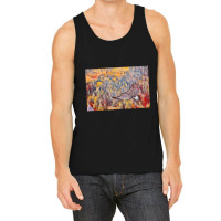 Eagle Flying Over Forest Colorful Painting-gm3s0 Tank Top | Artistshot