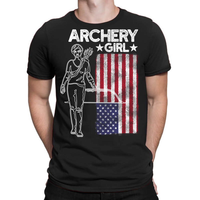 Archery Girl Usa Patriotic T-shirt | Artistshot