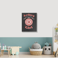 Archery Girl-icdky Portrait Canvas Print | Artistshot